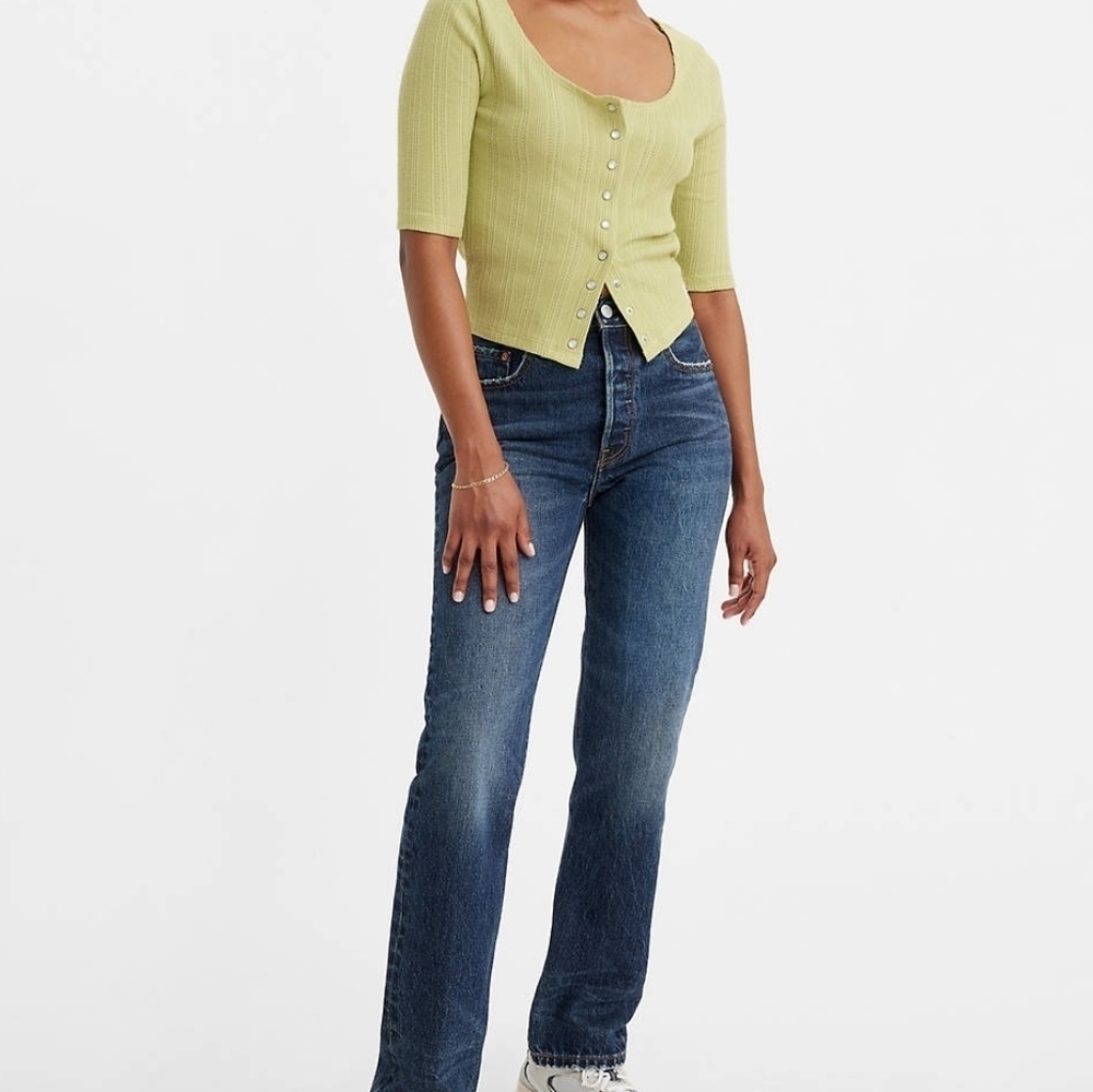 Levi's 501 raw hem regular fit